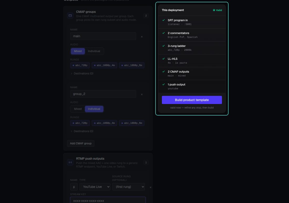Add the outputs
