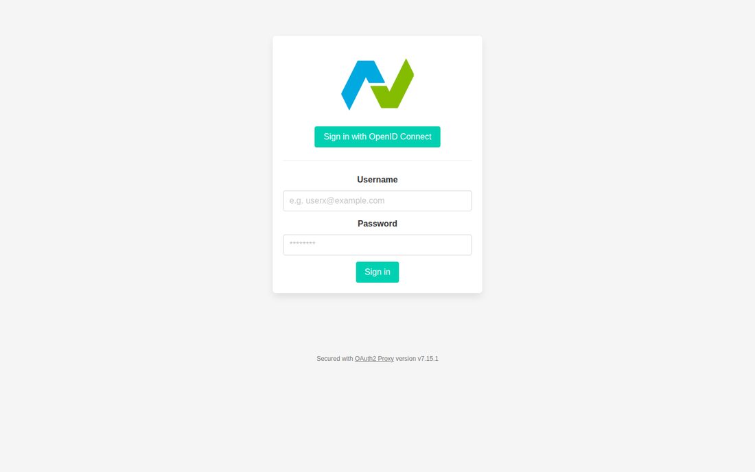 Behind an authenticating proxy