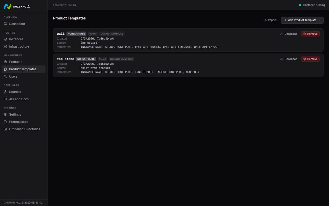 Described in config